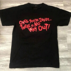 Halloween Horror Nights No Way Out Shirt sz S 2012 Walking Dead‎ Silent Hill